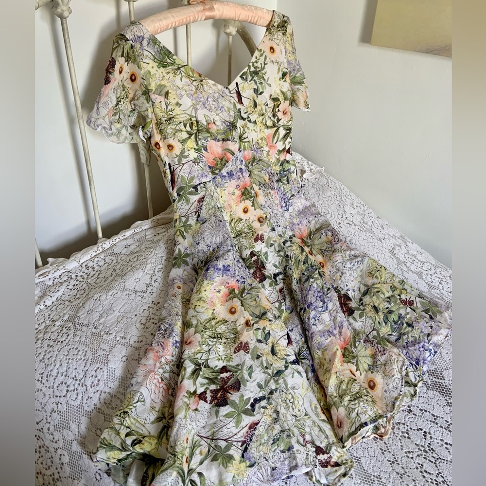 Vintage handmade floral cottage core dress - Picture 3 of 8